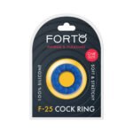 Forto F-25 Liquid Silicone Cockring 23mm Blue