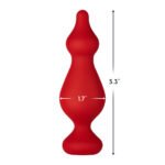 Forto F-30 Pointer Silicone Anal Plug Large Red - Image 4