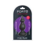 Forto F-30 Pointer Silicone Anal Plug Small Black