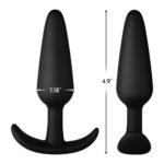 Forto F-31 Silicone Anal Plug Large Black - Image 5