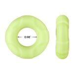 Forto F-33 Liquid Silicone Cockring Large Glow - Image 5