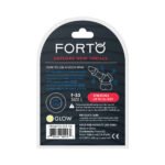 Forto F-33 Liquid Silicone Cockring Large Glow - Image 6