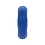 Forto F-33 Liquid Silicone Cockring Medium Blue - Image 4