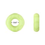 Forto F-33 Liquid Silicone Cockring Small Glow - Image 5