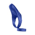 Forto F-48 Rechargeable Silicone Perineum Vibrating Cock Ring – Blue - Image 3