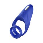 Forto F-48 Rechargeable Silicone Perineum Vibrating Cock Ring – Blue - Image 6