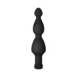 Forto F-52 Cone Beads Silicone Anal Plug Black - Image 3