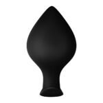 Forto F-60 Spade Silicone Anal Plug Large Black - Image 3