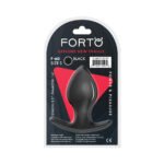 Forto F-60 Spade Silicone Anal Plug Small Black - Image 6