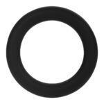 Forto F-61 3-Piece Silicone Cockring Set Black - Image 6