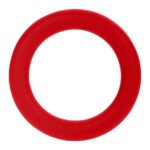 Forto F-61 3-Piece Silicone Cockring Set Red - Image 6