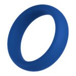 Forto F-64 Wide Liquid Silicone Cockring Large Blue - Image 4