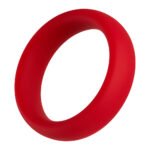 Forto F-64 Wide Liquid Silicone Cockring Large Red - Image 4
