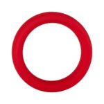 Forto F-64 Wide Liquid Silicone Cockring Medium Red - Image 2