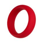 Forto F-64 Wide Liquid Silicone Cockring Medium Red - Image 4