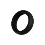 Forto F-64 Wide Liquid Silicone Cockring Small Black - Image 4