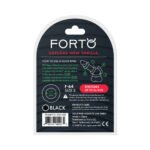 Forto F-64 Wide Liquid Silicone Cockring Small Black - Image 6
