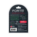Forto F-64 Wide Liquid Silicone Cockring Small Red - Image 6