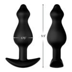 Forto F-78 Pointee Silicone Anal Plug Large Black - Image 5