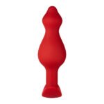 Forto F-78 Pointee Silicone Anal Plug Large Red - Image 3