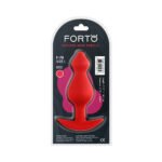 Forto F-78 Pointee Silicone Anal Plug Large Red - Image 6
