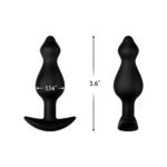 Forto F-78 Pointee Silicone Anal Plug Small Black - Image 5