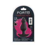 Forto F-78 Pointee Silicone Anal Plug Small Black - Image 6