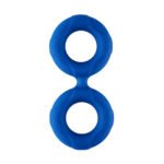 Forto F-81 Liquid Silicone Cock & Ball Double Ring Large Blue - Image 2