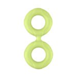 Forto F-81 Liquid Silicone Cock & Ball Double Ring Small Glow - Image 2