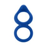Forto F-88 Liquid Silicone Cock & Ball Ring Blue - Image 2