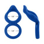 Forto F-88 Liquid Silicone Cock & Ball Ring Blue - Image 5