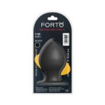 Forto F-98 Cone Silicone Anal Plug Large Black - Image 5