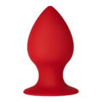 Forto F-98 Cone Silicone Anal Plug Large Red - Image 2