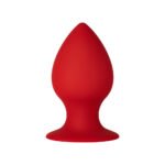 Forto F-98 Cone Silicone Anal Plug Medium Red - Image 2
