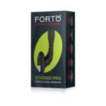 Forto Studded Pro Rechargeable Silicone Vibrating Anal Massager Black - Image 2