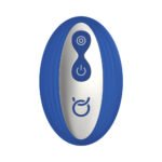 Forto Thumper Rechargeable Remote-Controlled Silicone Thumping Anal Vibrator Blue - Image 7