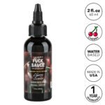 Fuck Sauce Flavored Water-Based Personal Lubricant - Cherry - 2 Fl. Oz. - Image 2