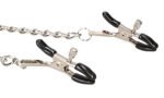 Breathable Ball Gag With Nipple Clamps - Black - Image 7