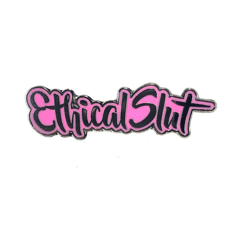 geeky-kinky-ethical-slut-enamel-pin Geeky & Kinky Ethical Slut Enamel Pin - Image 1