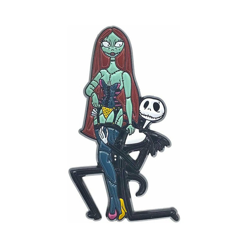 geeky-kinky-halloween-king-and-queen-enamel-pin Geeky & Kinky Halloween King and Queen Enamel Pin - Image 1