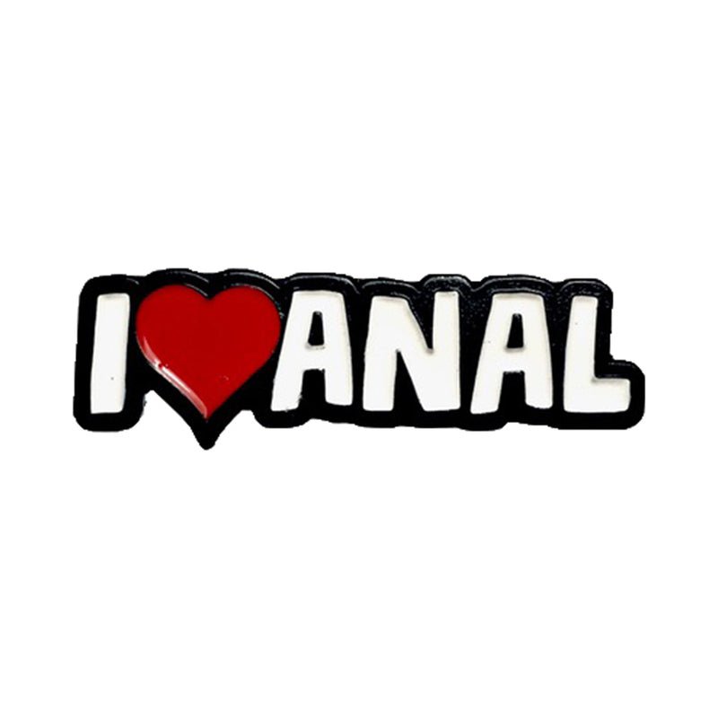 geeky-kinky-i-heart-anal-enamel-pin Geeky & Kinky I Heart Anal Enamel Pin - Image 1