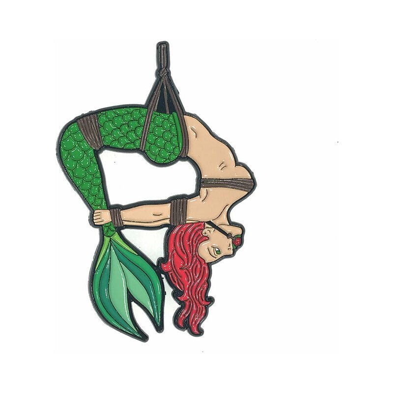 geeky-kinky-mermaid-green-enamel-pin Geeky & Kinky Mermaid (Green) Enamel Pin - Image 1