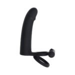Gender X Full Swing Black Rechargeable Vibrating Wearable with Dual C-Ring and Bullet - Image 2
