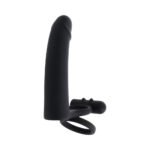 Gender X Full Swing Black Rechargeable Vibrating Wearable with Dual C-Ring and Bullet - Image 3