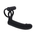Gender X Full Swing Black Rechargeable Vibrating Wearable with Dual C-Ring and Bullet - Image 6