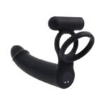 Gender X Full Swing Black Rechargeable Vibrating Wearable with Dual C-Ring and Bullet - Image 7