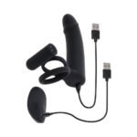 Gender X Full Swing Black Rechargeable Vibrating Wearable with Dual C-Ring and Bullet - Image 10