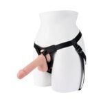 Gender X Pleasure Harness – Black Faux Leather Strap-On Harness with Vibrating Ring - Image 8