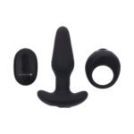 Gender X Teamwork Black Vibrating Anal Plug and Cock Ring Set with Remote Control - Image 2