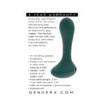 Gender X You Gotta Stick It Rechargeable Vibrating Anal Plug – Teal - Image 7